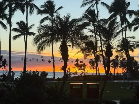 Horizon, twilight and ocean in Kapolei, HI, Hawaii - July 2026